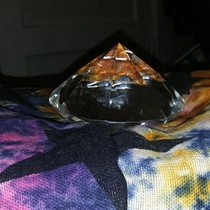 Giant Diamond!💎✨- solid glass